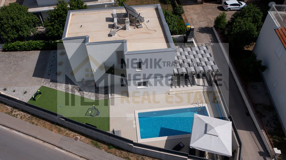 Brodarica, modern villa with pool fully furnished