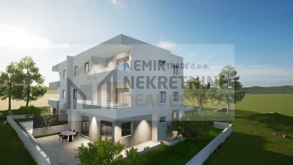 Vodice, new building, apartment on the first floor