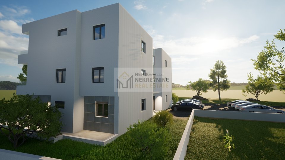 Vodice, new building, two-room apartment on the second floor