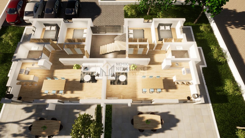 Vodice, new building, two bedroom apartment