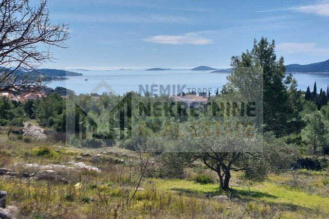 Vodice, building plot with an open view