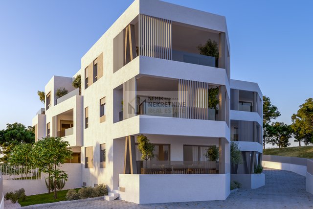 VODICE, NEW BUILDING, TWO-ROOM APARTMENT 450 M FROM THE BEACH