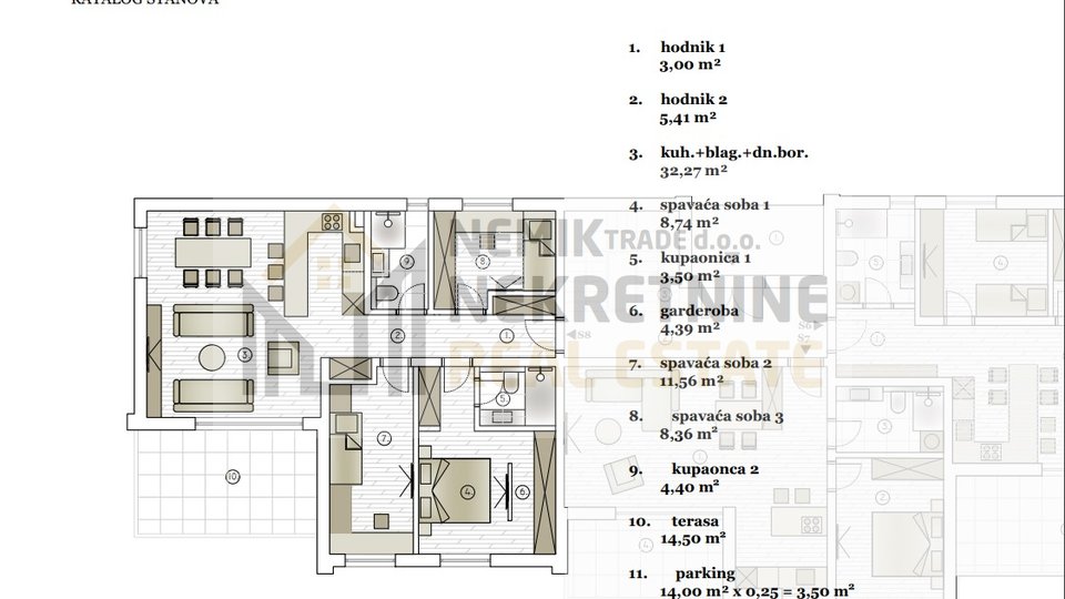Apartment, 99 m2, For Sale, Vodice