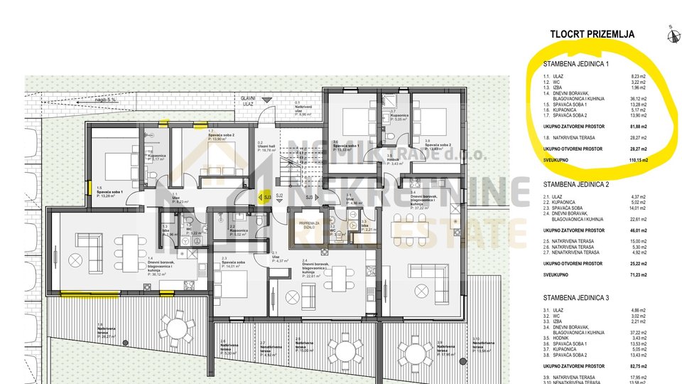 Apartment, 110 m2, For Sale, Tribunj