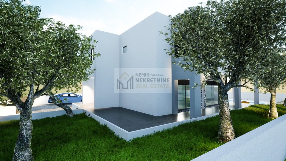 NEW BUILDING, VODICE, VILLA WITH SWIMMING POOL