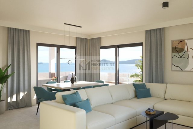 Vodice, new apartments with a view, 300 m from the sea